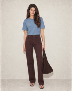Women's Signature Merino T-Shirt — Flint Blue