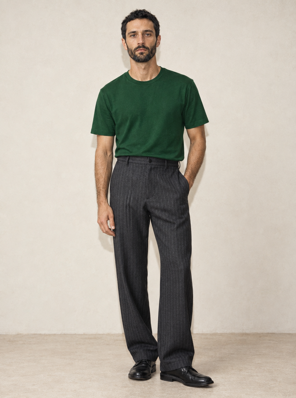 Men's Signature Merino Blend T-Shirt — Fern