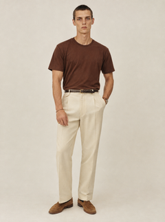 Men's Signature Merino Blend T-Shirt — Umber