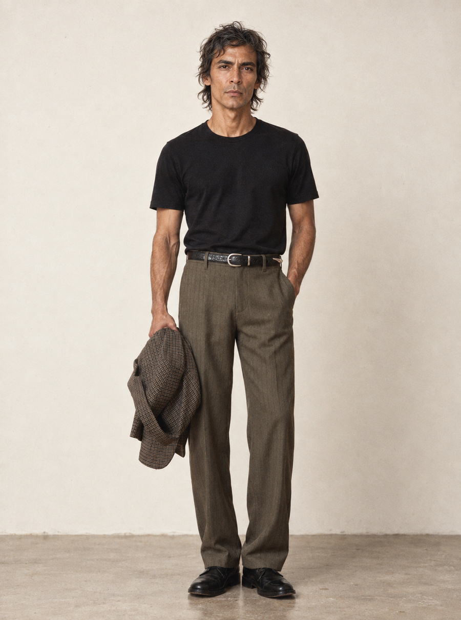 Men's Signature Merino Blend T-Shirt — Midnight