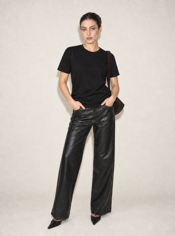 Women's Signature Merino T-Shirt — Midnight