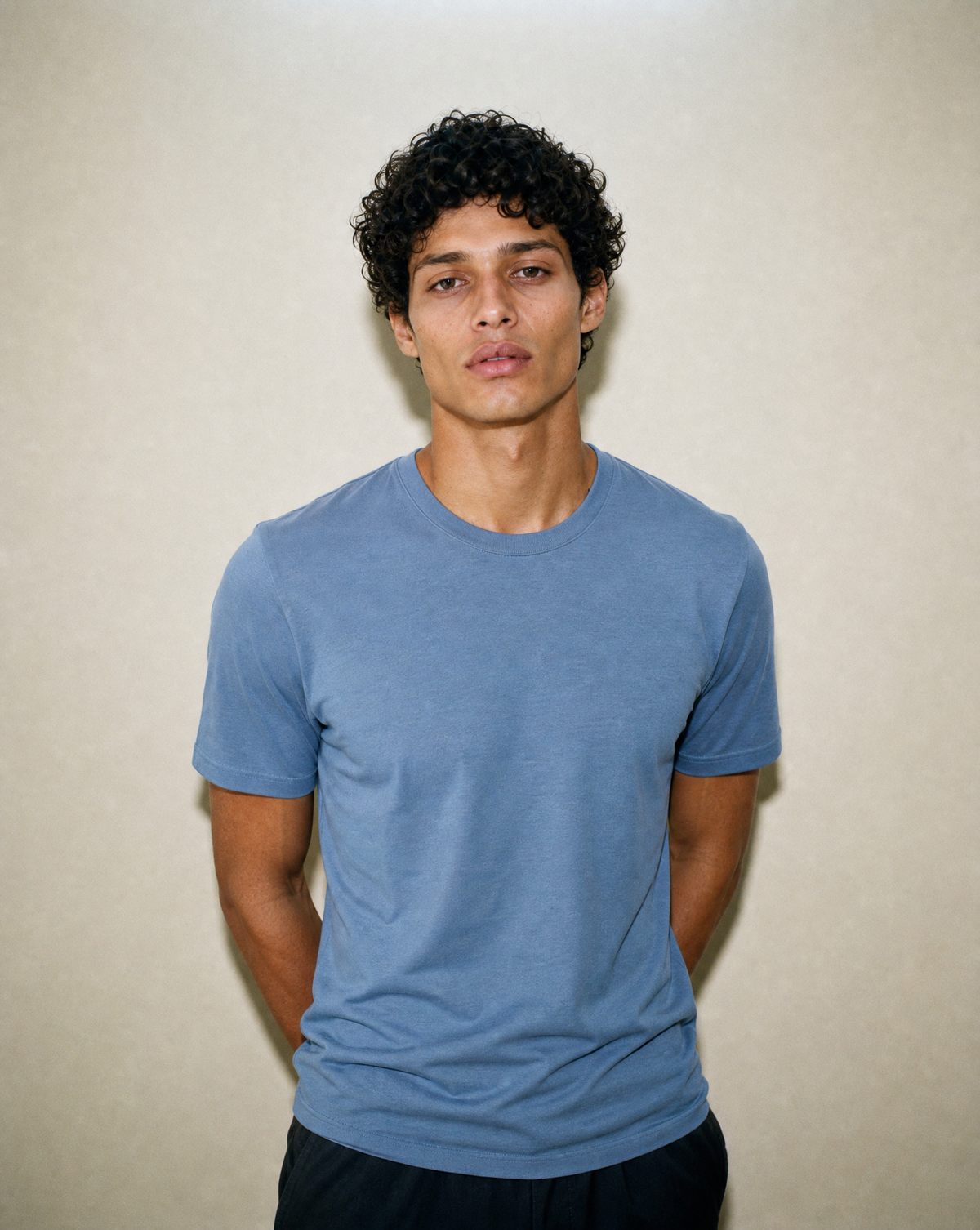 Men's Signature Merino T-Shirt — Flint Blue