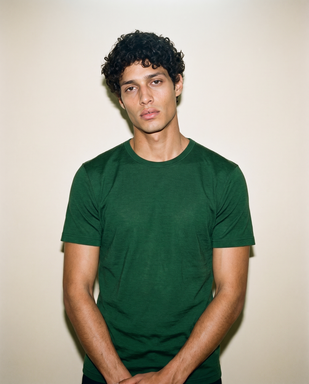 Men's Signature Merino Blend T-Shirt — Fern