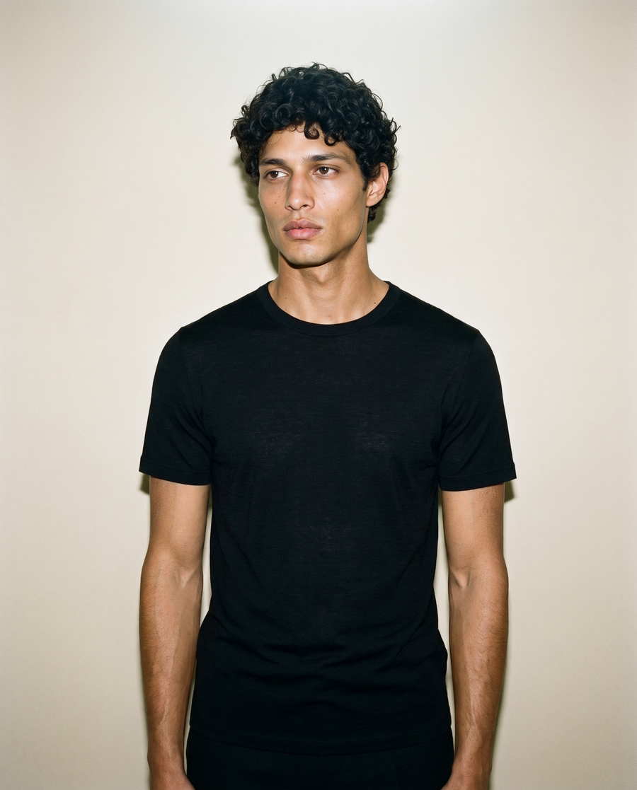 Men's Signature Merino T-Shirt — Midnight
