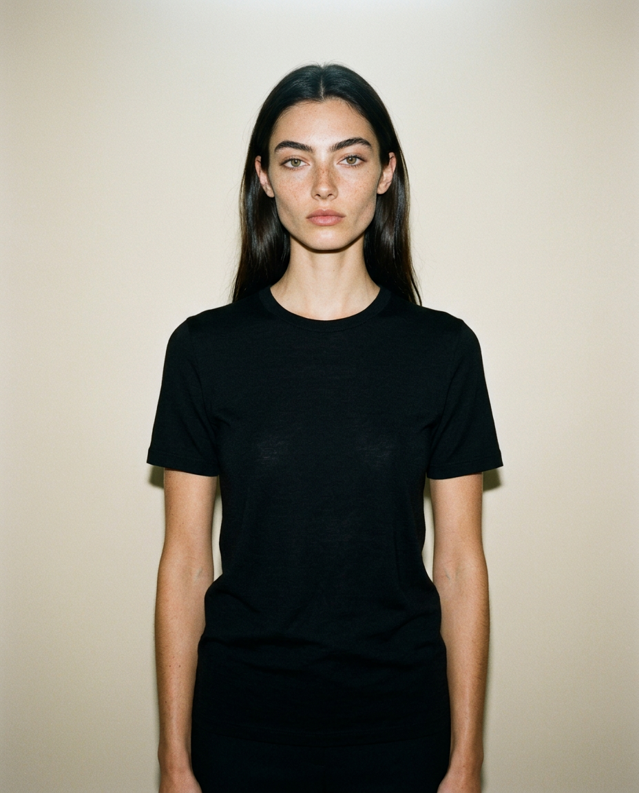Women's Signature Merino Blend T-Shirt — Midnight